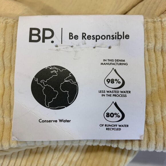 Bp Women's Corduroy Notched‎ Hem High Waist Corduroy Skirt In Tan Size 3X NWT - Picture 7 of 15